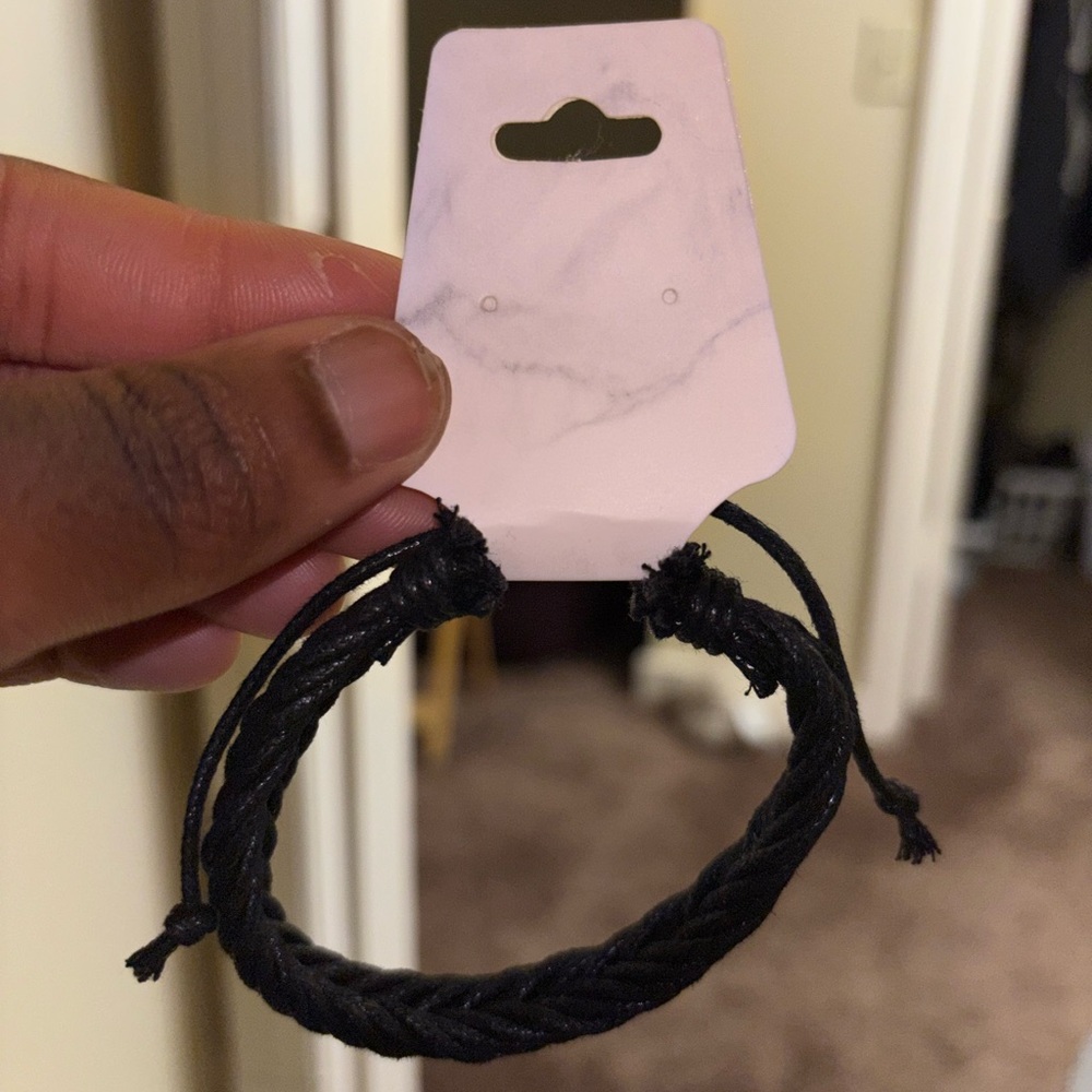 Black Braided Bracelet